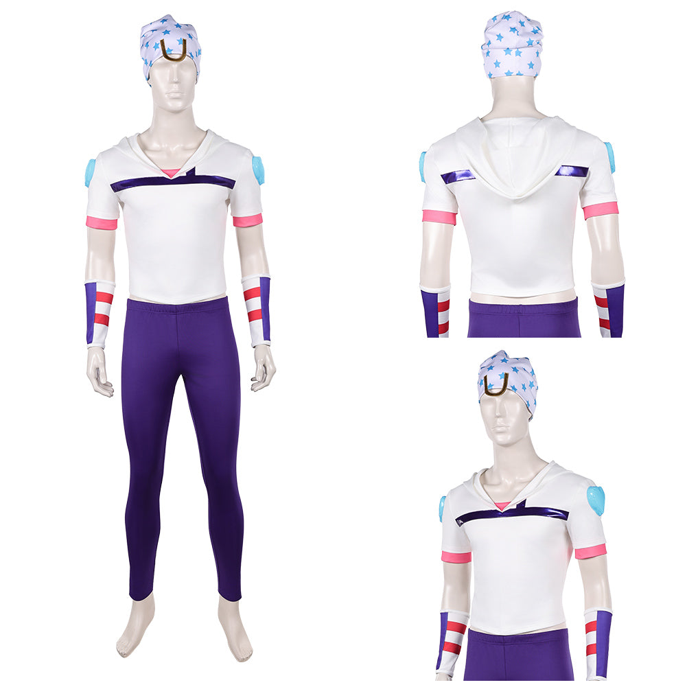 Johnny Joestar Outfit JoJo's Bizarre Adventure Johnny Cosplay Kostüm Set