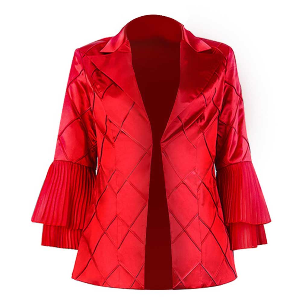 Joker: Folie à Deux 2024 Harley Quinn rot Jacke Cosplay Outfits