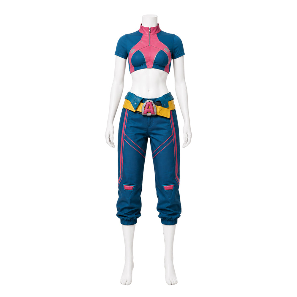 Jubilee gelb Kostüm Set Marvel Rivals Jubilee Cosplay Outfit 