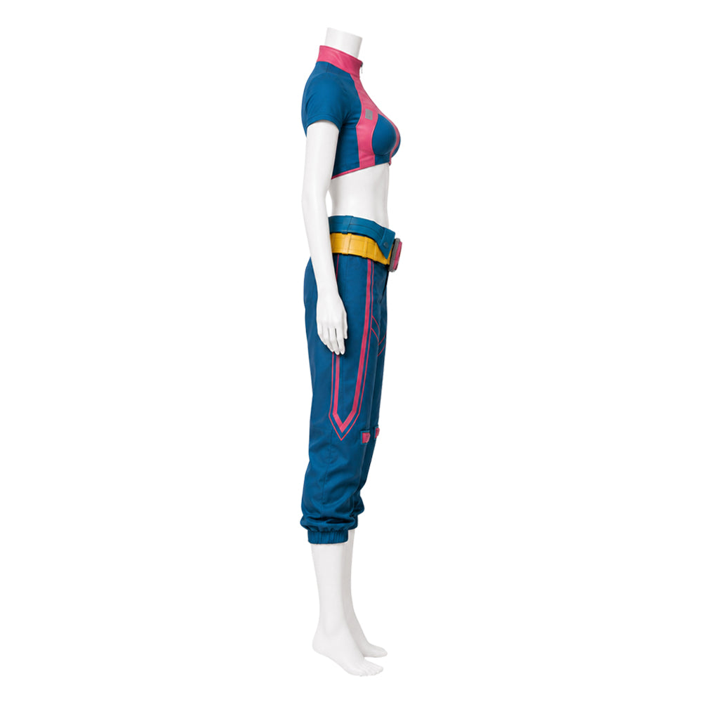 Jubilee gelb Kostüm Set Marvel Rivals Jubilee Cosplay Outfit 