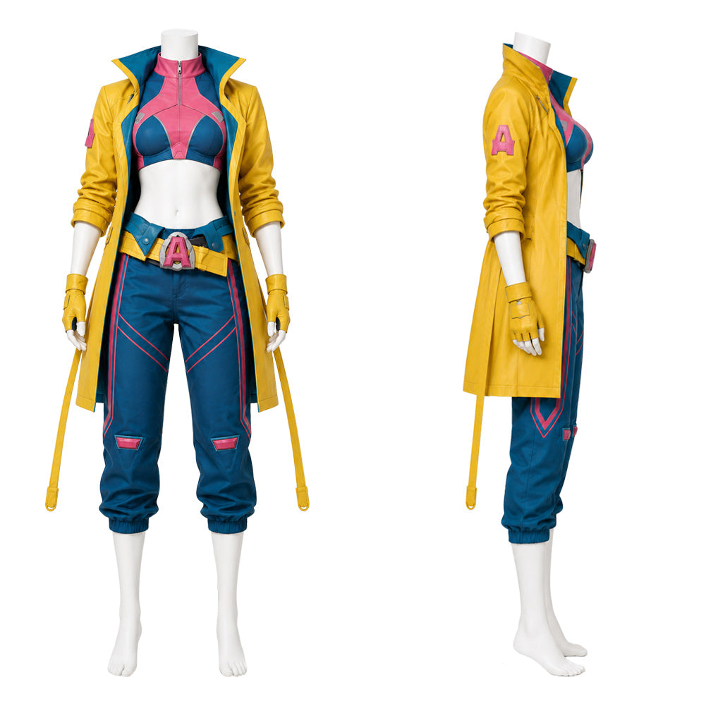 Jubilee gelb Kostüm Set Marvel Rivals Jubilee Cosplay Outfit 