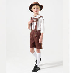 Junge Oktoberfest Halloween Fasching Party Anzug Kinder München Bierfest Kleidung