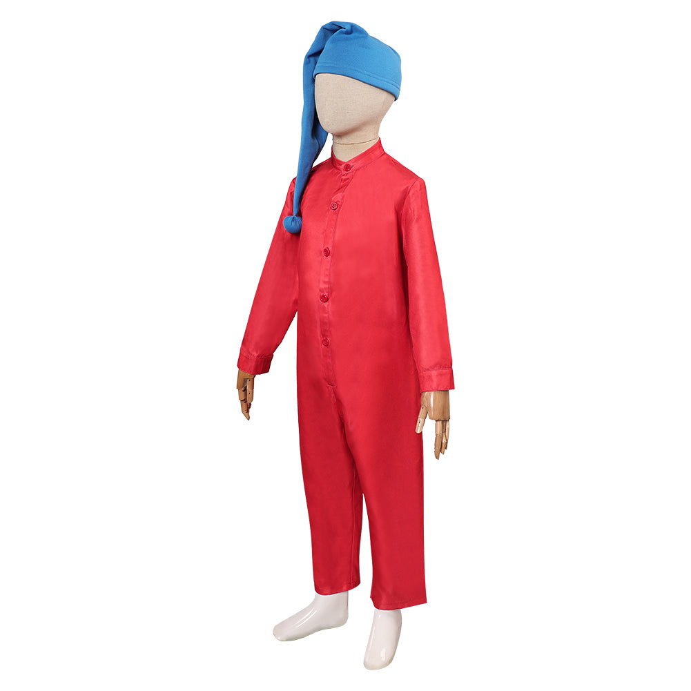 Jungen Schnettwittchen Zwerge rot Kostüm Cosplay Outfits