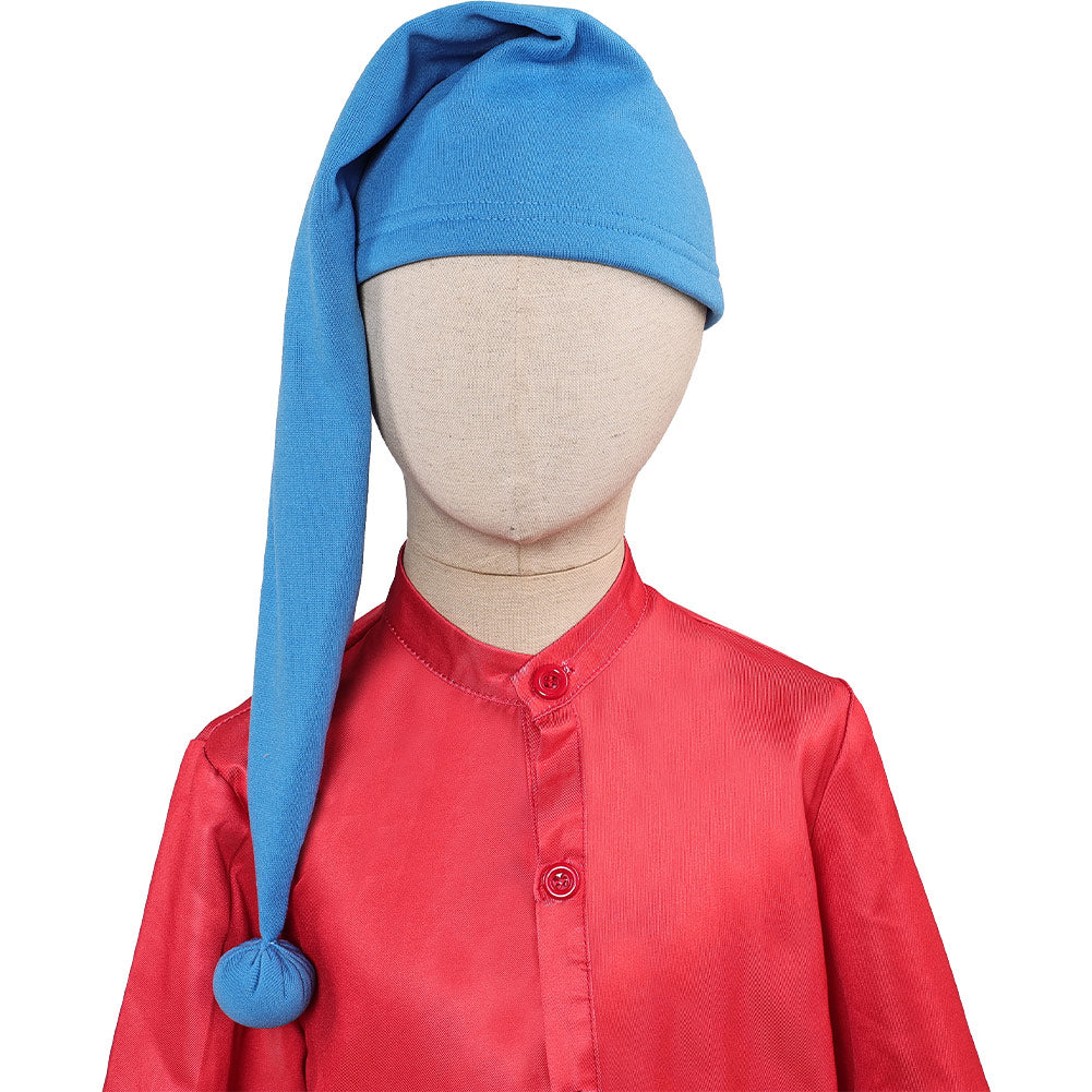 Jungen Schnettwittchen Zwerge rot Kostüm Cosplay Outfits