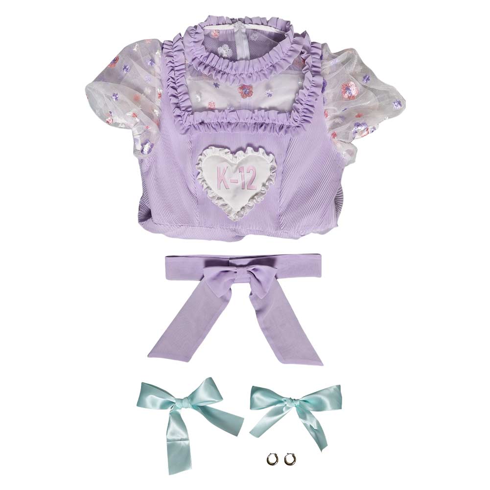 K-12 Crybaby lila Kleid Cosplay Kostüm Outfits