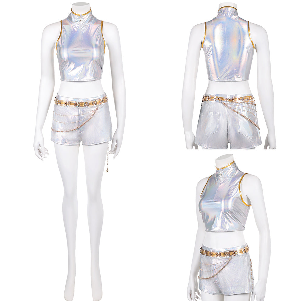 K-Pop Demon Hunters girls Group Rumi Cosplay Kostüm Set