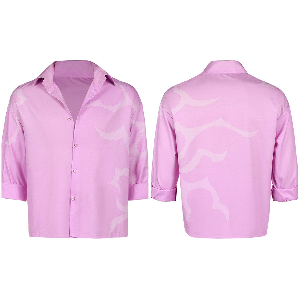 K-Pop: Demon Hunters Saja Boys Jinu rosa Hemd Cosplay Outfits