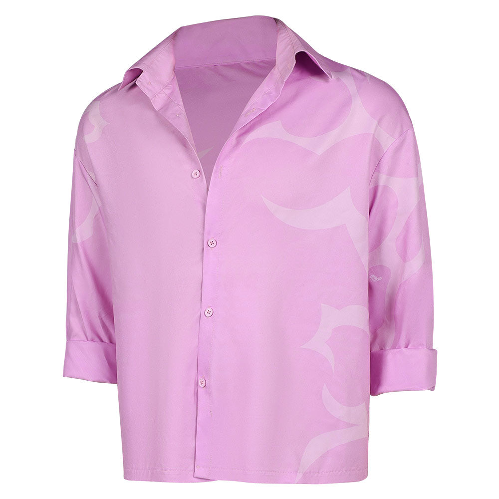 K-Pop: Demon Hunters Saja Boys Jinu rosa Hemd Cosplay Outfits