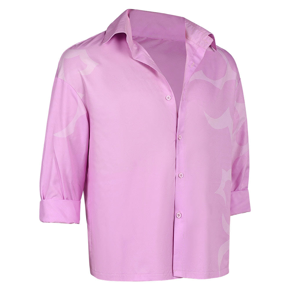 K-Pop: Demon Hunters Saja Boys Jinu rosa Hemd Cosplay Outfits
