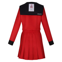 Kako Tsukumo rot Kleid The Hundred Line Kako Cosplay Kostüm