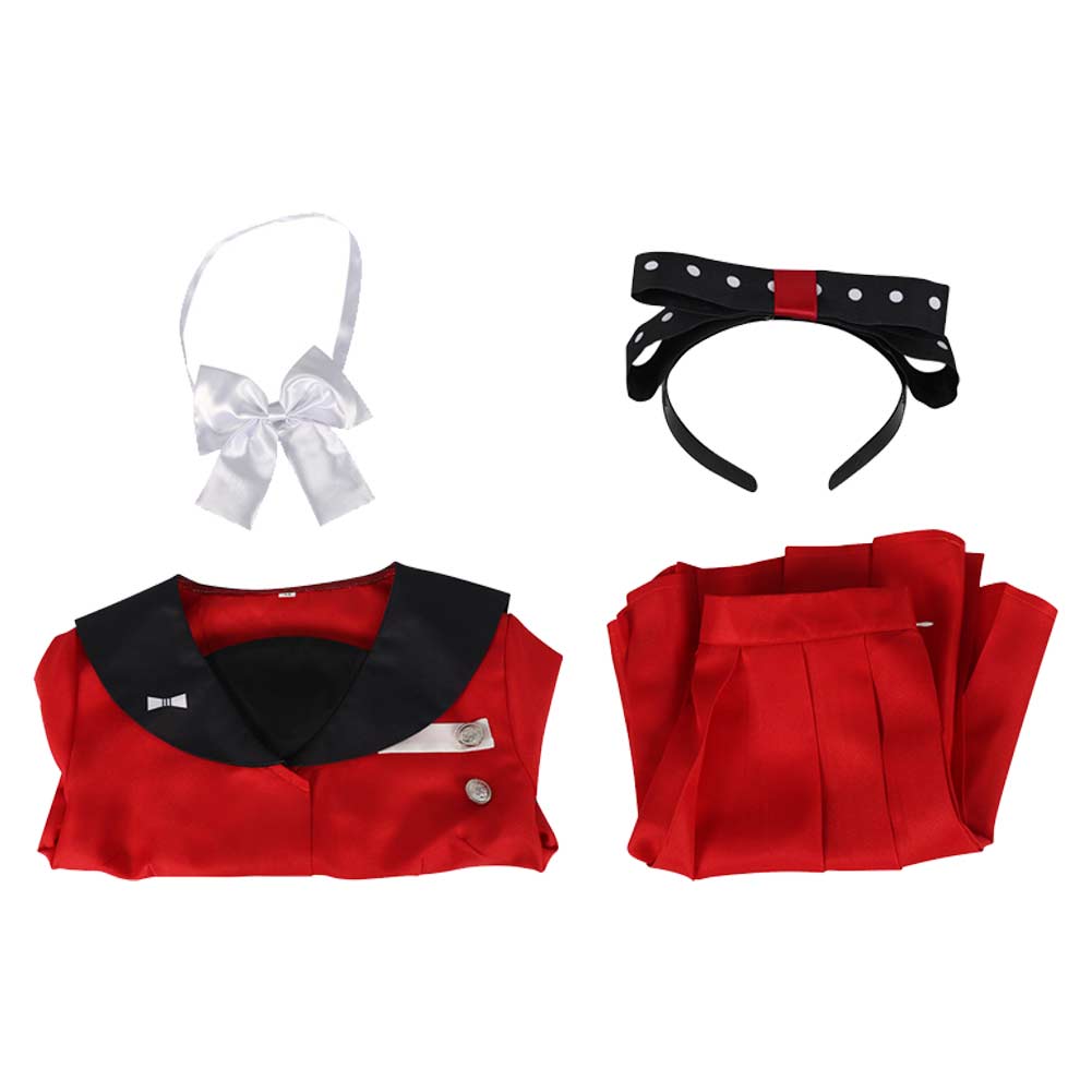 Kako Tsukumo rot Kleid The Hundred Line Kako Cosplay Kostüm
