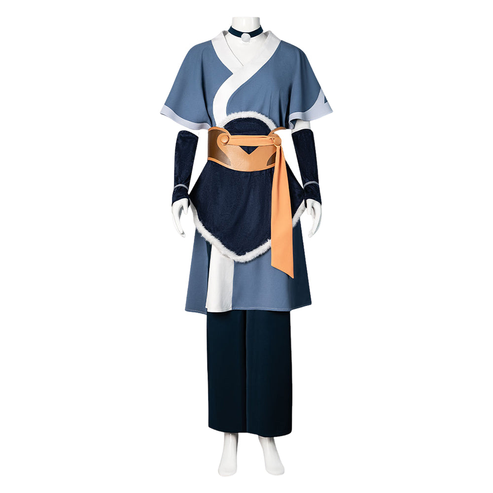 Katara blau Kostüm Set Avatar: The Last Airbender Katara Cosplay Outfit