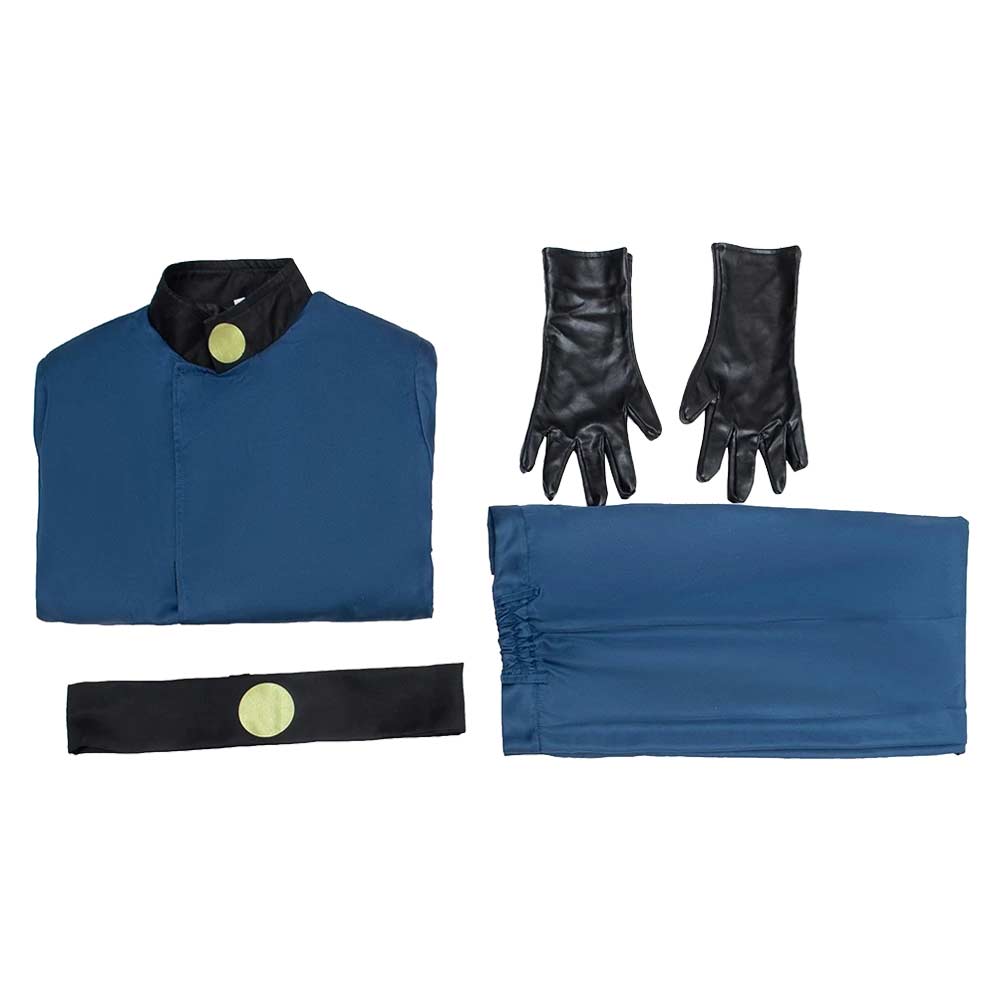 Kim Possible Dr. Drakken blau Outfit Cosplay Kostüm Set