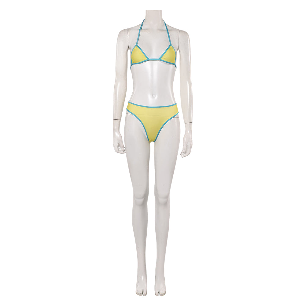 Kimberly Jackson blau Kostüm Set Street Fighter Kimberly Cosplay Outfits