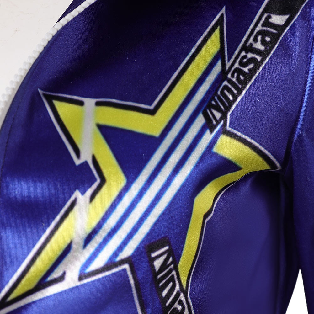 Kimberly Jackson blau Kostüm Set Street Fighter Kimberly Cosplay Outfits