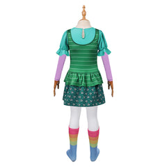 Kinder Bonnie Anderson grün Kostüm Set Toy Story 2026 Bonnie Cosplay Outfit