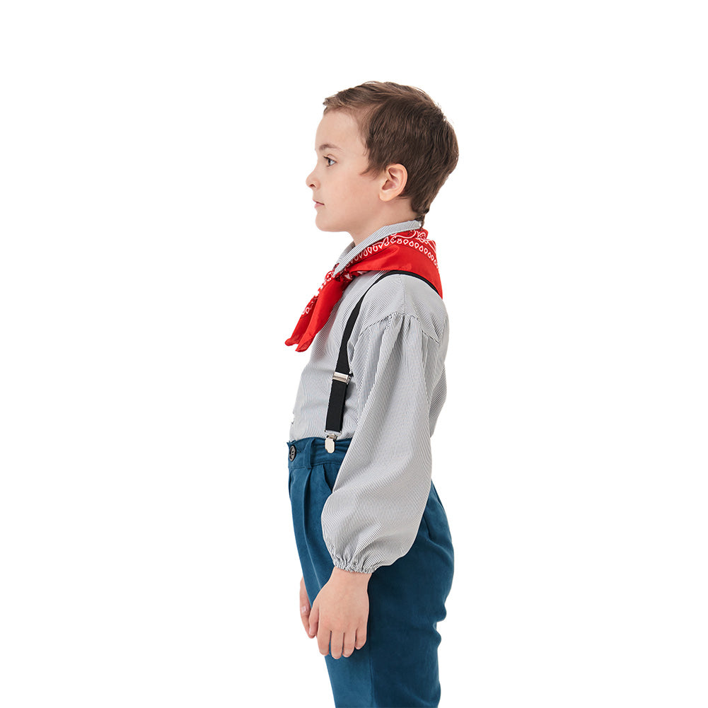 Kinder Cosplay Kostüm Outfits Halloween Karneval Anzug Bauer