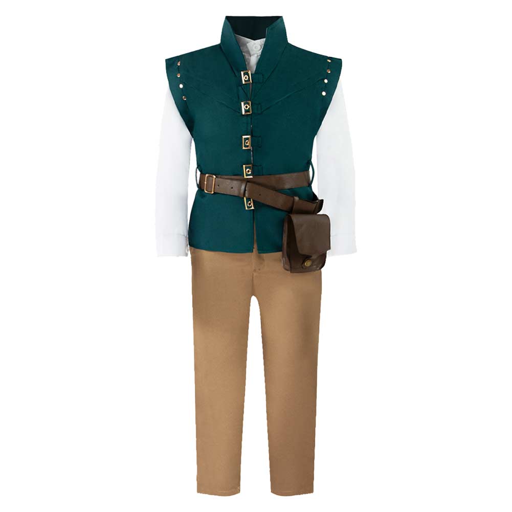 Kinder Cosplay Kostüm Outfits Halloween Karneval Anzug Flynn Rider