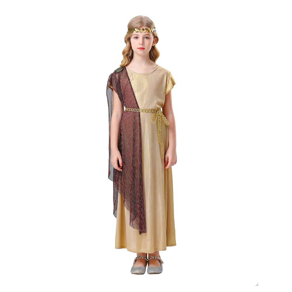 Kinder Cosplay Kostüm Outfits Halloween Karneval Anzug griechische mythologische Göttin