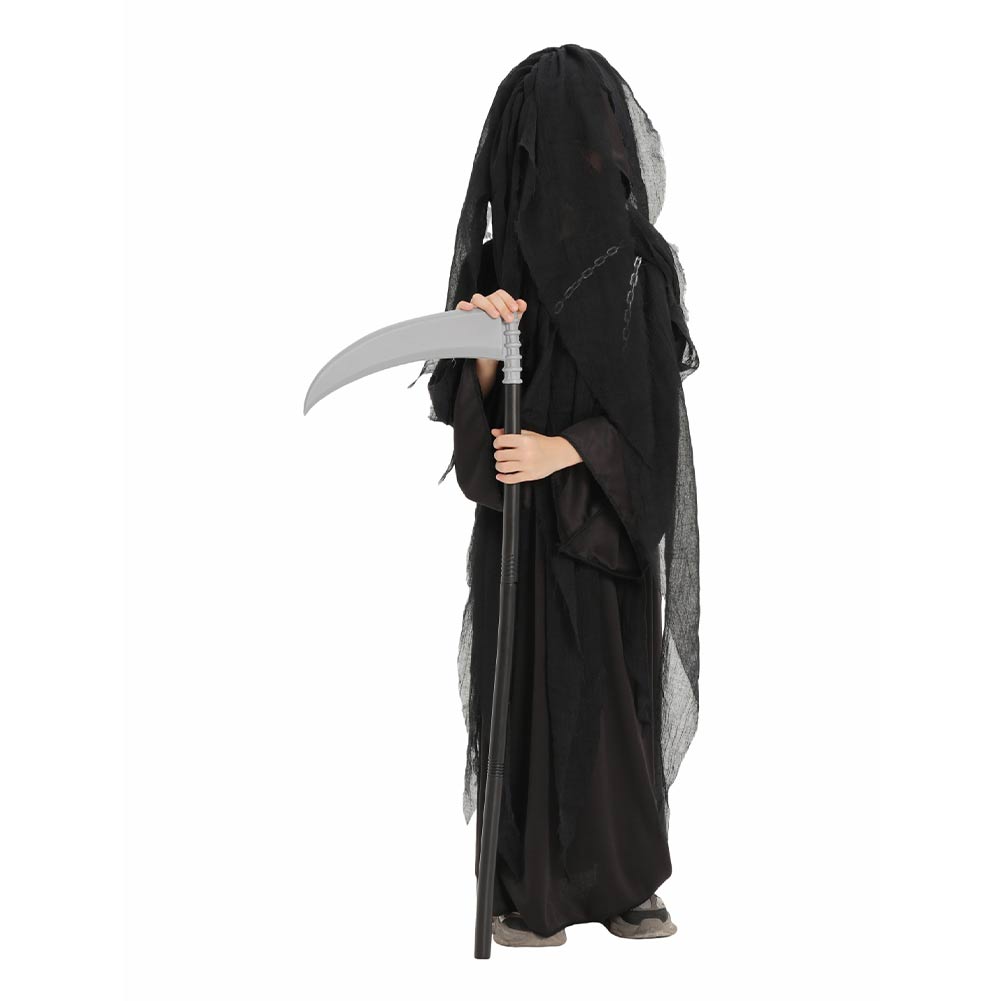 Kinder Cosplay Kostüm Outfits Halloween Karneval Anzug Horror Kette Tod Cosplay Dämon