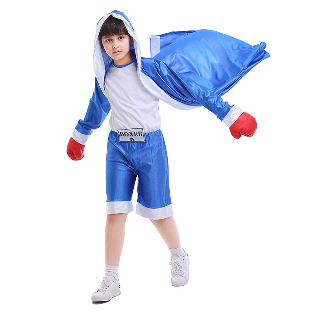 Kinder Cosplay Kostüm Outfits Halloween Karneval Anzug Kinder Sportbekleidung Boxer