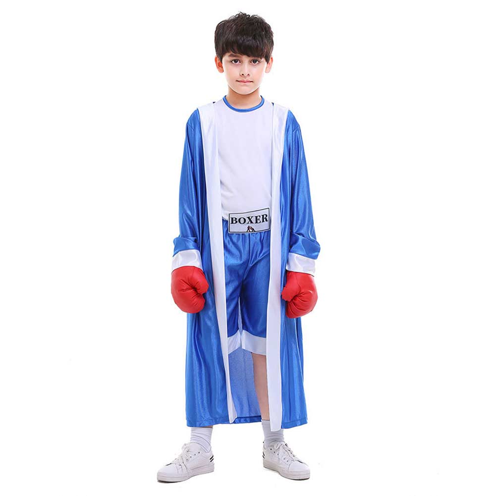 Kinder Cosplay Kostüm Outfits Halloween Karneval Anzug Kinder Sportbekleidung Boxer