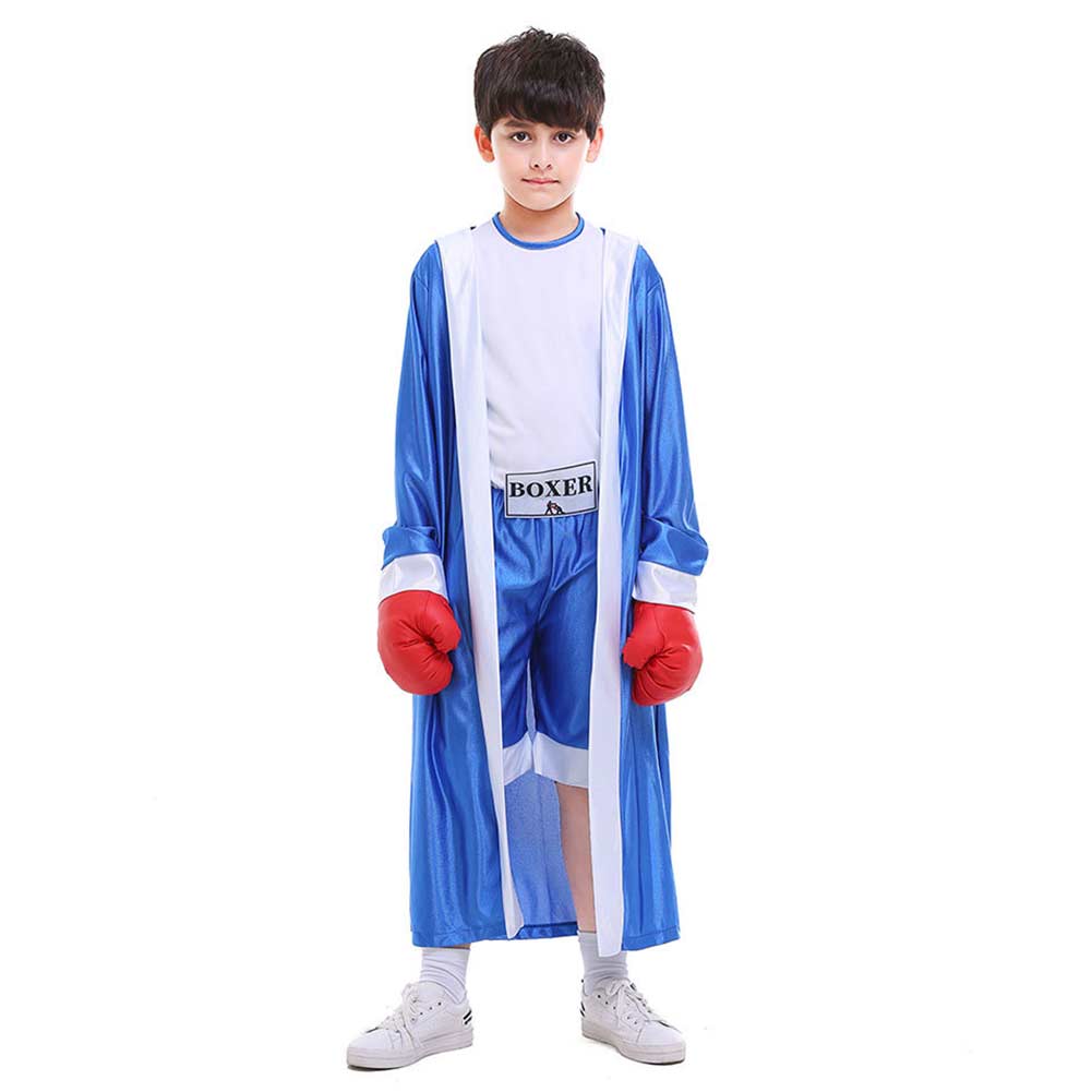 Kinder Cosplay Kostüm Outfits Halloween Karneval Anzug Kinder Sportbekleidung Boxer