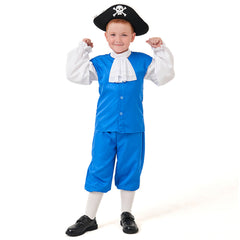 Kinder Cosplay Kostüm Outfits Halloween Karneval Anzug Pirat Kapitän Wikinger-Outfit