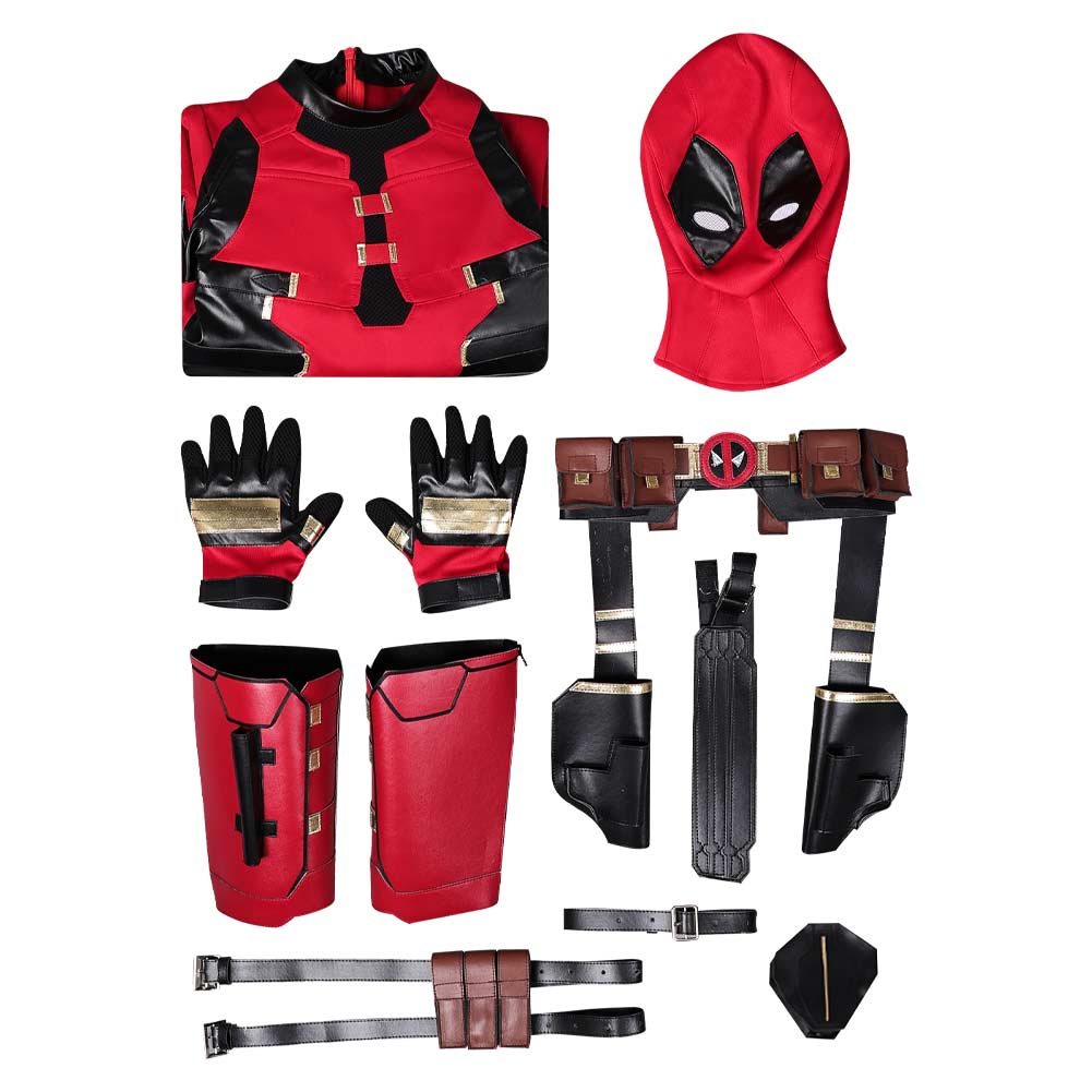 Kinder Deadpool & Wolverine (2024) Wade Wilson Cosplay Kostüm