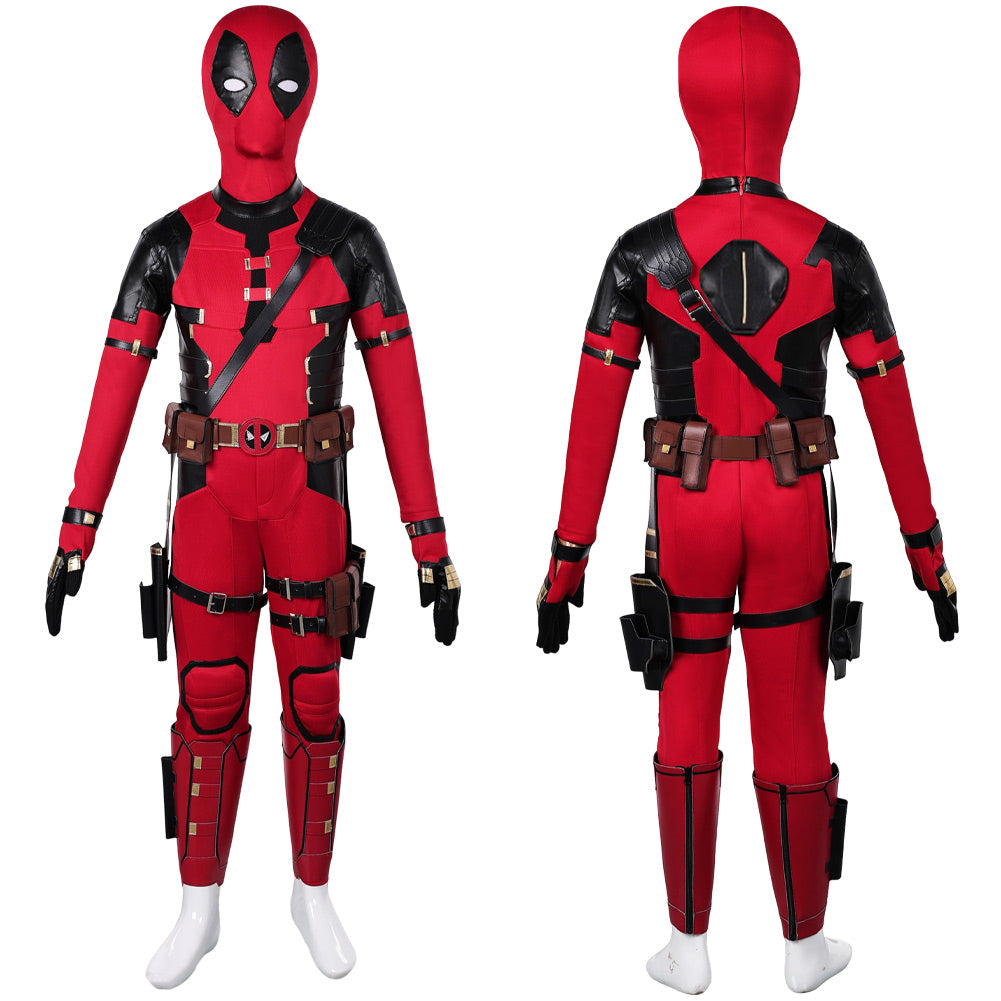 Kinder Deadpool & Wolverine (2024) Wade Wilson Cosplay Kostüm