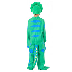 Kinder Dinosaurier Bühne Performance Jumpsuit Cosplay Kostüm Outfits Halloween Karneval Anzug