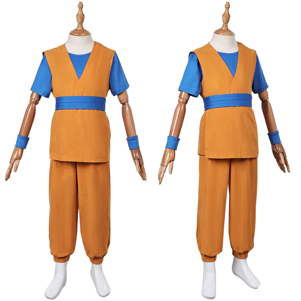 Kinder Dragon Ball Son Goku Cosplay Kostüm Outfits Halloween Karneval Anzug Uniform