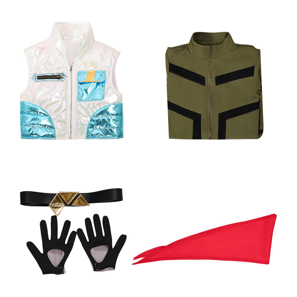 Kinder Fox McCloud Kostüm Set Super Mario Galaxy Movie Fox McCloud Outfit