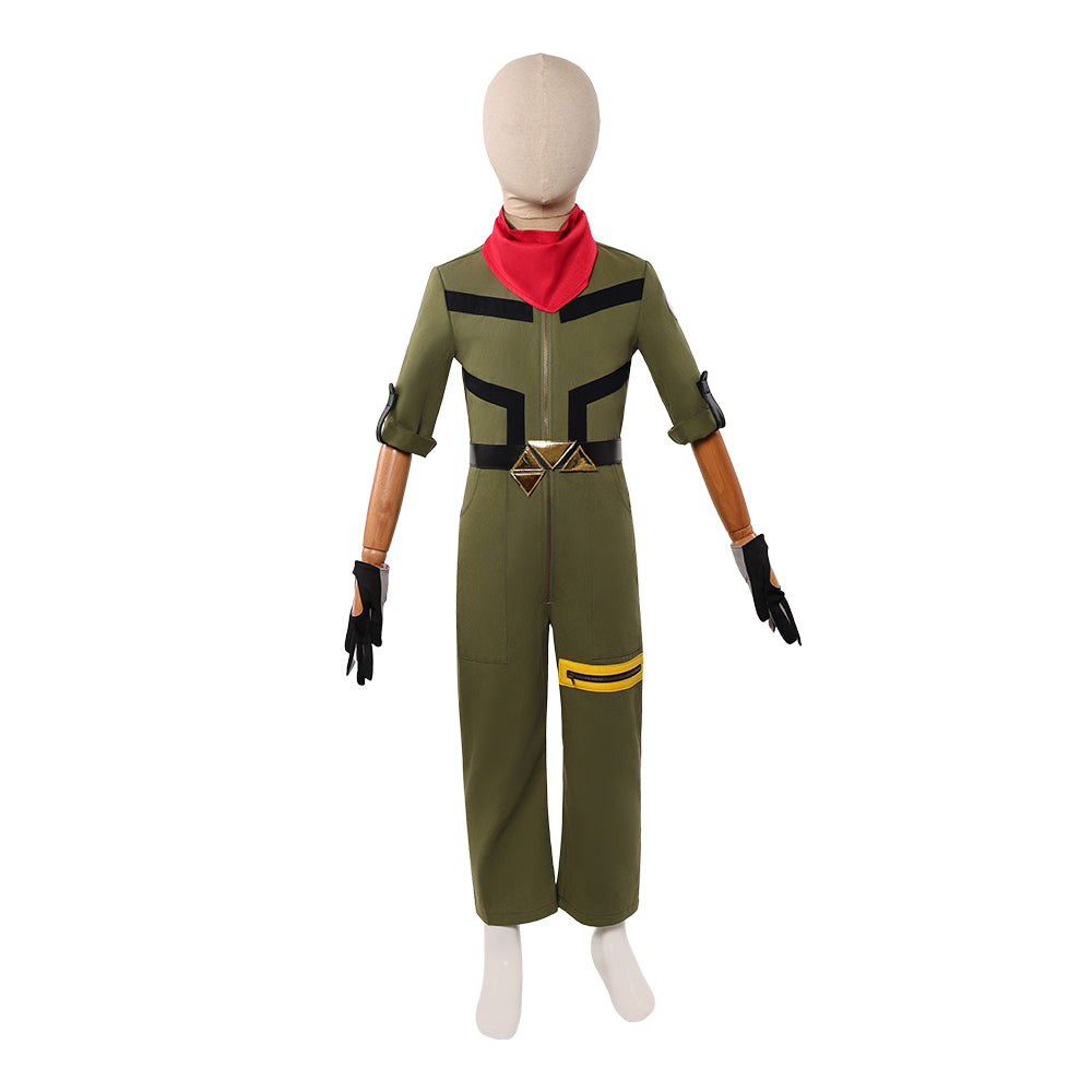 Kinder Fox McCloud Kostüm Set Super Mario Galaxy Movie Fox McCloud Outfit