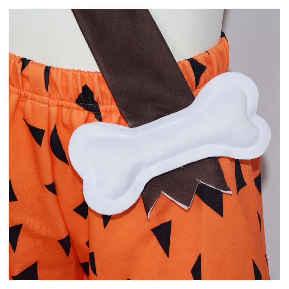 Kinder Fred Flintstone Cosplay Kostüm Outfits Halloween Karneval Anzug The Flintstones
