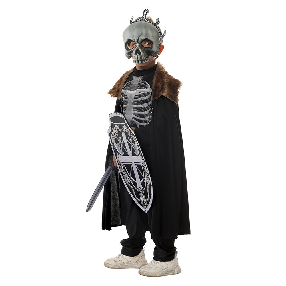 Kinder Halloween Totenkopf Ritter cosplay kostüm Outfits Halloween Karneval Anzug