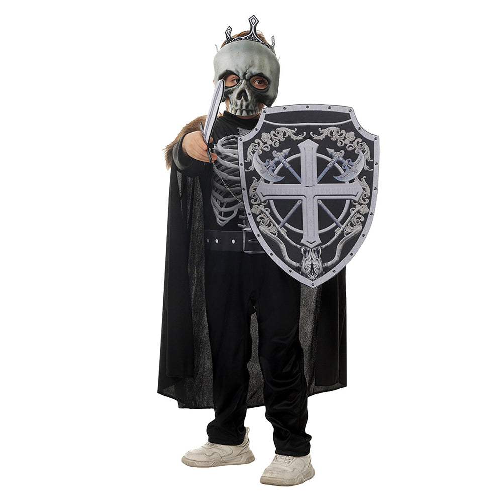 Kinder Halloween Totenkopf Ritter cosplay kostüm Outfits Halloween Karneval Anzug