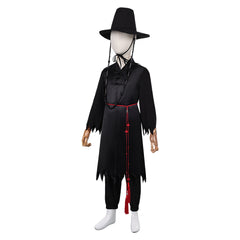 Kinder Jinu Saja schwarz Kostüm Set Kpop Demon Hunters Saja Boys Jinu Saja Cosplay Outfits