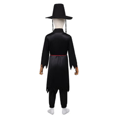 Kinder Jinu Saja schwarz Kostüm Set Kpop Demon Hunters Saja Boys Jinu Saja Cosplay Outfits