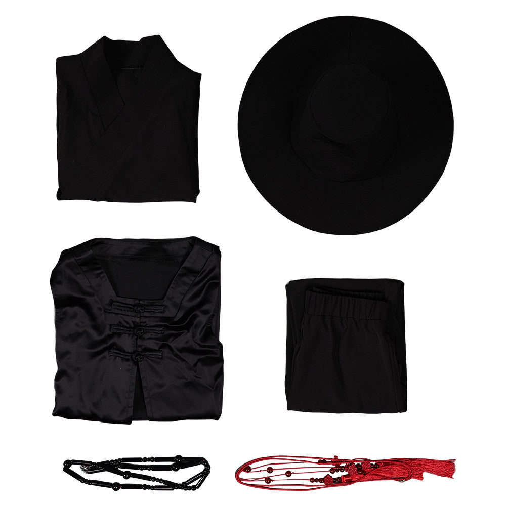 Kinder Jinu Saja schwarz Kostüm Set Kpop Demon Hunters Saja Boys Jinu Saja Cosplay Outfits