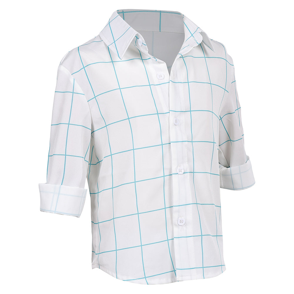 Kinder Jinu Saja weiß Shirt Kpop Demon Hunters Saja Boys Jinu Cosplay Outfits