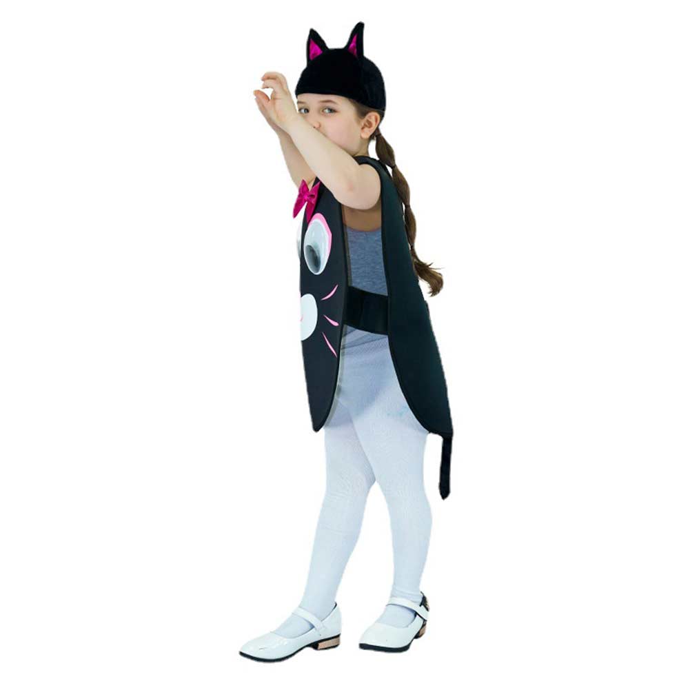 Kinder Katze Cosplay Kostüm Outfits Halloween Karneval Anzug