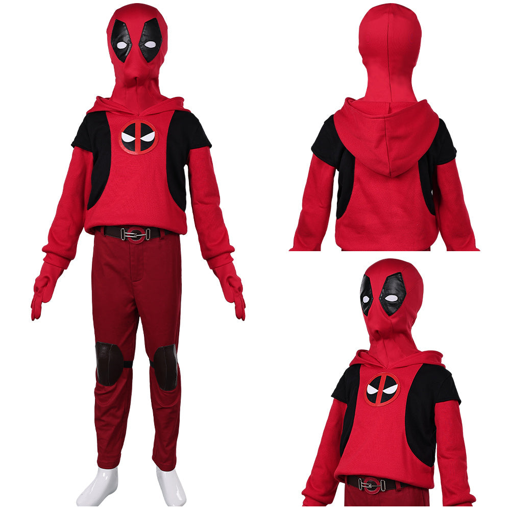 Kinder Kidpool Kostüm Deadpool & Wolverine (2024) Wade Wilson Cosplay Outfits