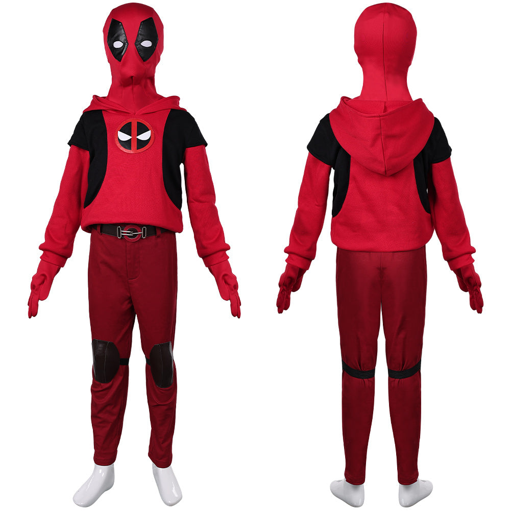 Kinder Kidpool Kostüm Deadpool & Wolverine (2024) Wade Wilson Cosplay Outfits