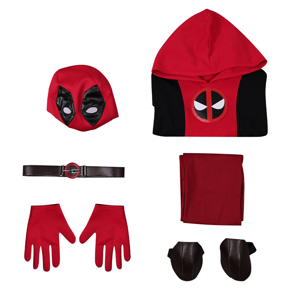 Kinder Kidpool Kostüm Deadpool & Wolverine (2024) Wade Wilson Cosplay Outfits