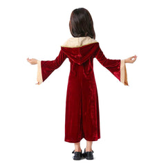 Kinder Mädchen Cosplay Kostüm Kostüme Halloween Karneval Anzug Europäisches Mittelalter Retro Hof Performance Prinzessin Kleid