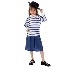 Kinder Mädchen Einbrecher Bill Cosplay Kostüm Outfits Halloween Karneval Anzug