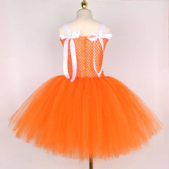 Kinder Mädchen Fuchs Tutu Kleid Cosplay Kostüm Outfits Halloween Karneval Anzug