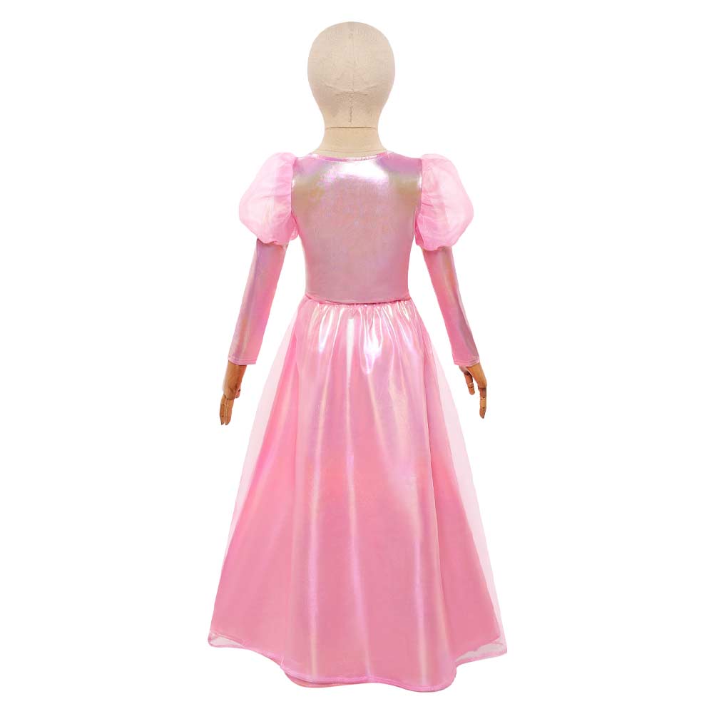 Kinder Mädchen Glinda rosa Kleid Wicked for Good Cosplay Outfits	