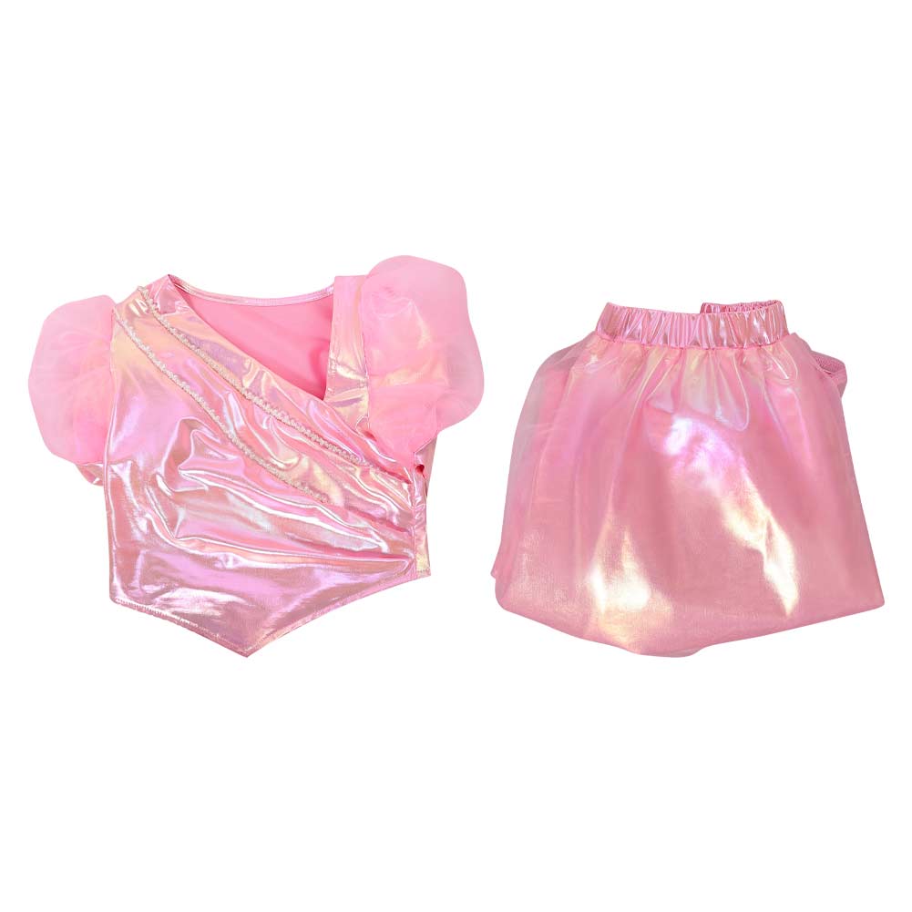 Kinder Mädchen Glinda rosa Kleid Wicked for Good Cosplay Outfits	